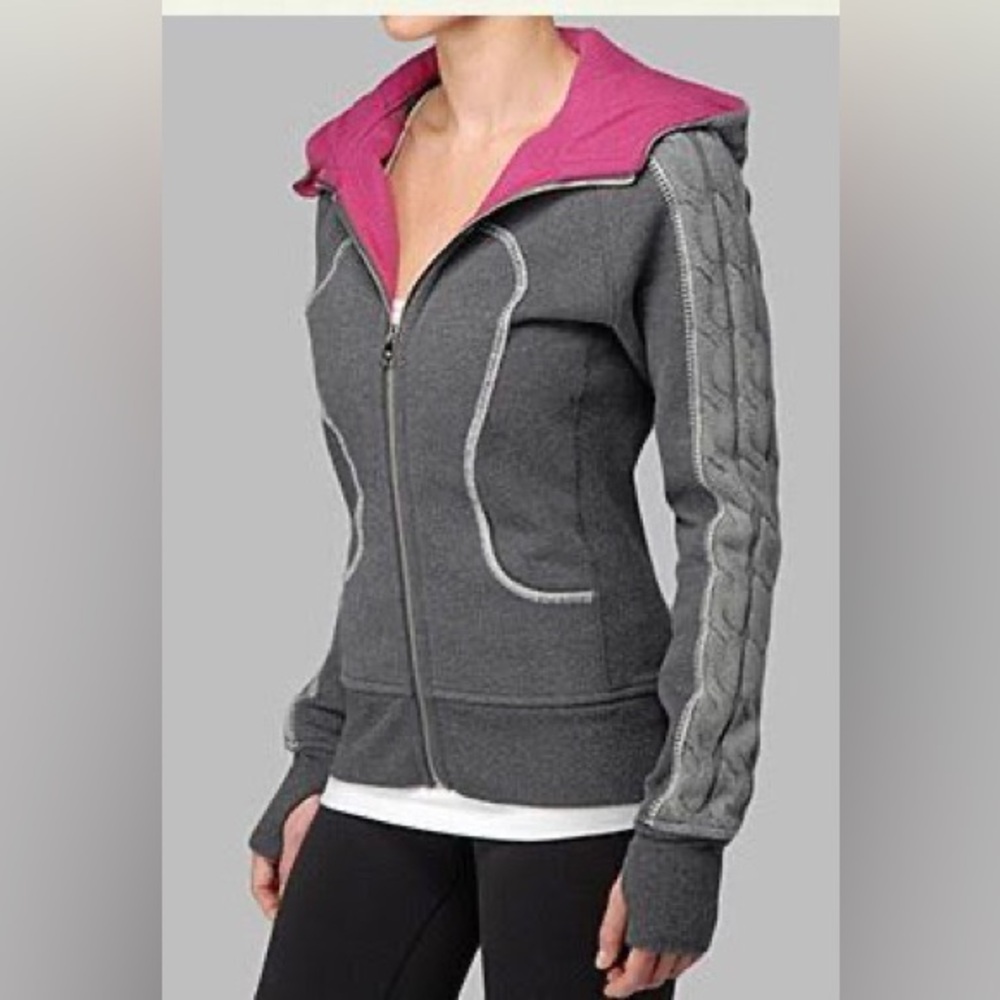 Lululemon Limited Edition Cable Knit Scuba Hoodie | Size 10